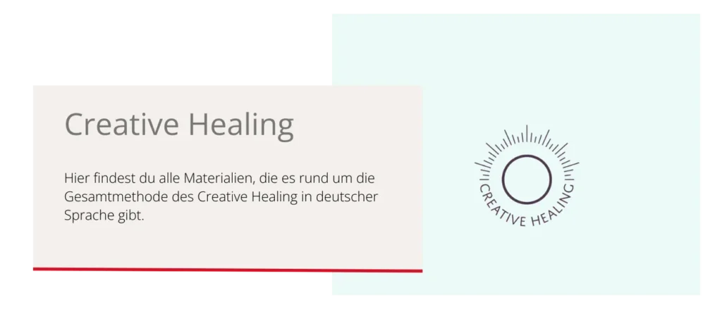 Hier findest du Materialien rund um Creative Healing